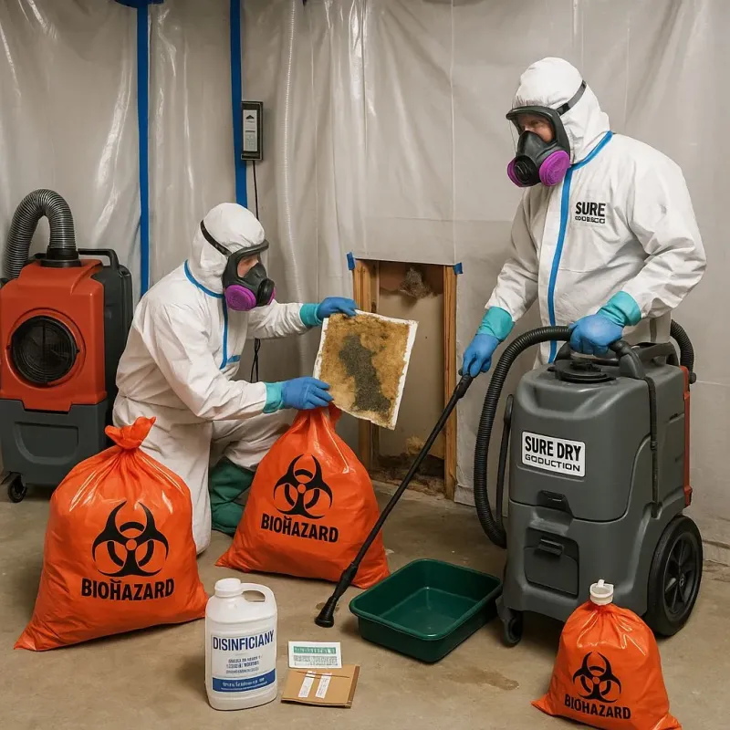 Contaminated Water Handling Protocols process in Gibsonville, NC