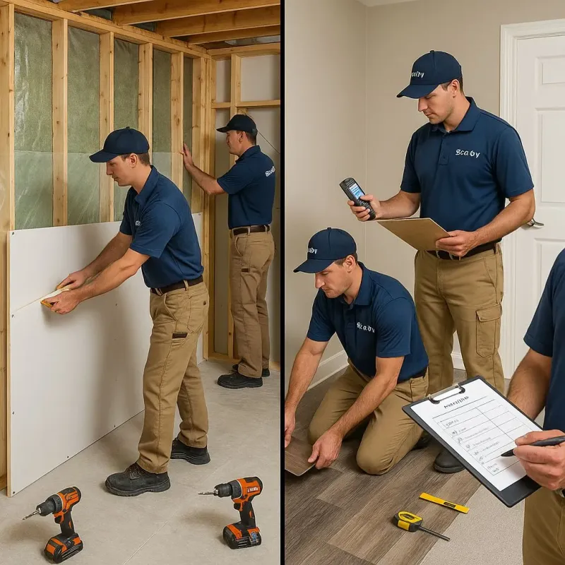 Repairs and Reconstruction process in Gibsonville, NC