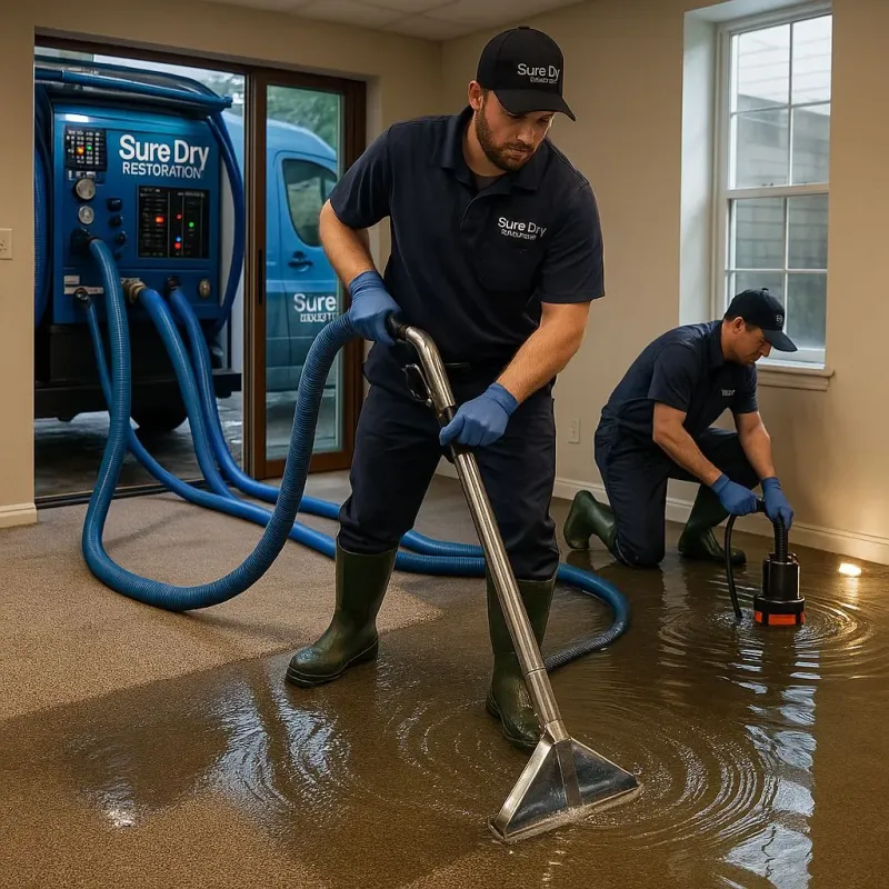 Water Extraction and Removal process in Gibsonville, NC